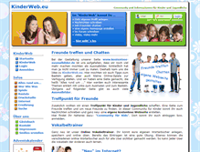 Tablet Screenshot of kinderweb.eu